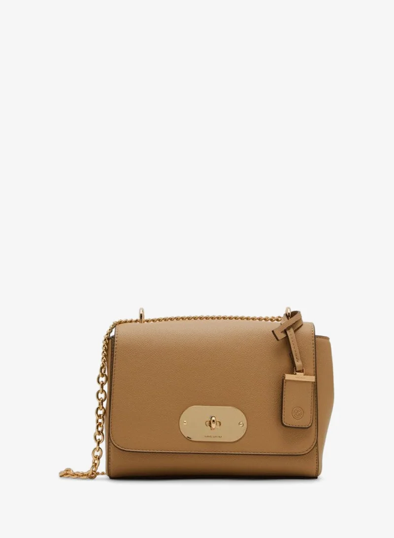 Anne Klein Textured Twist-lock Shoulder Bag