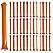 ROSEBB 40pcs Round headTeam Spirit Boom Sticks Thunder Sticks Cheering Sticks Team Spirit Plastic Cheerleading Spirit Stick Clapper Inflatable Noise Maker Sports Supply Orange - Image 2
