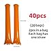 ROSEBB 40pcs Round headTeam Spirit Boom Sticks Thunder Sticks Cheering Sticks Team Spirit Plastic Cheerleading Spirit Stick Clapper Inflatable Noise Maker Sports Supply Orange - Image 3