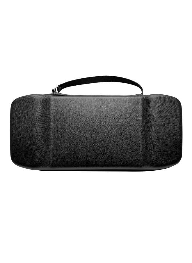 For Lenovo Legion Go Handheld Storage Bag Hard Shell Portable Portable Box Waterproof Security Protection Storage Bag-Model:Cross Pattern PU  - Image 3