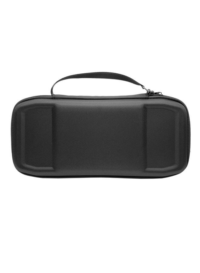 For Lenovo Legion Go Handheld Storage Bag Hard Shell Portable Portable Box Waterproof Security Protection Storage Bag-Model:Cross Pattern PU  - Image 1