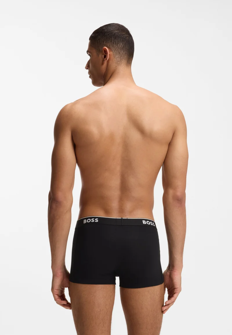 BOSS Assorted-Pre-Pack Stretch-cotton trunks with repeat logos for Men | Best Price UAE