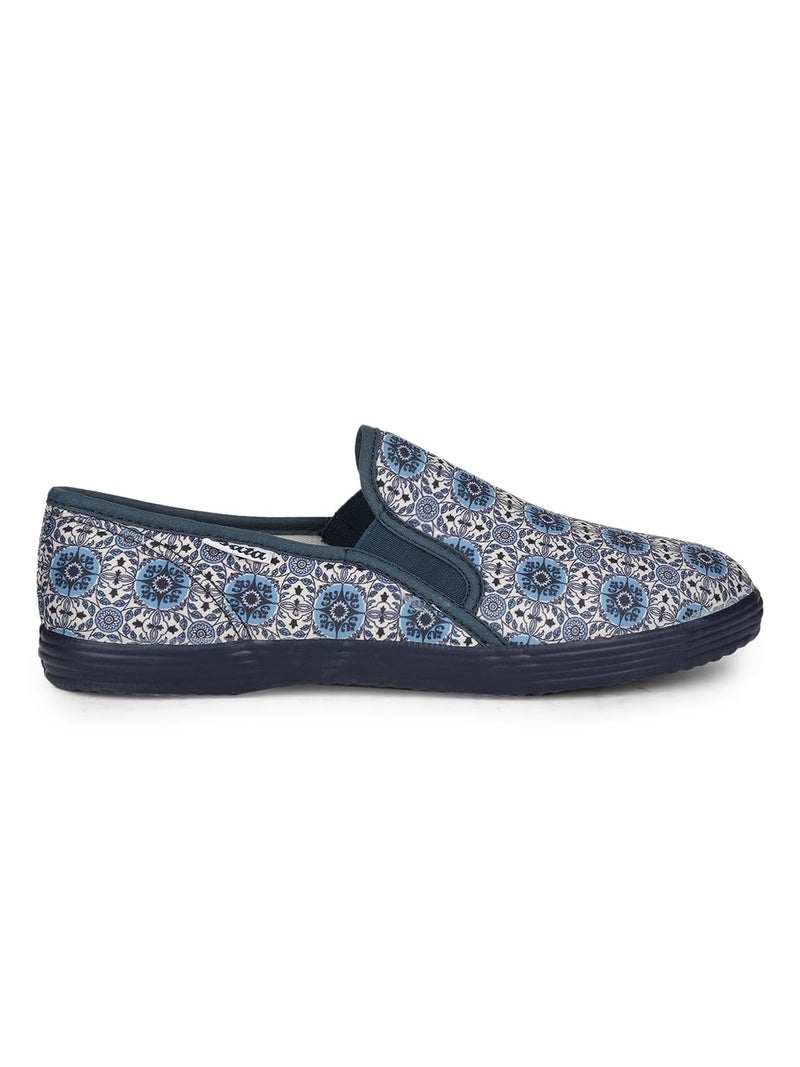 Bata Printed Fitness Women's Blue Casual Shoes - 4 UK (5599097) - Image 3