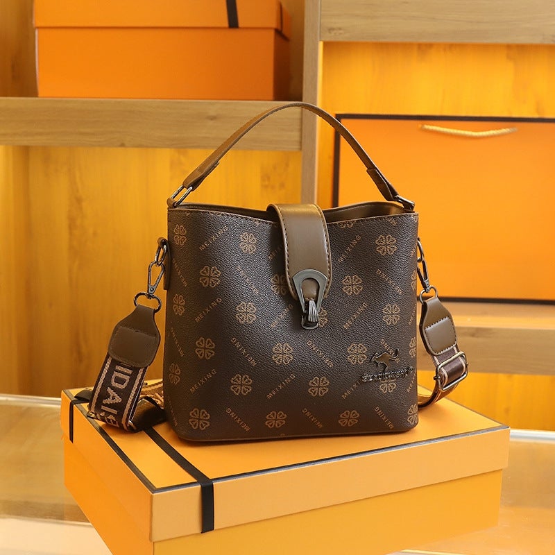 High-End Bucket Bag Women'S 2025 Classic All-Match Shoulder Bag Niche Design Portable Crossbody Bag - Image 1