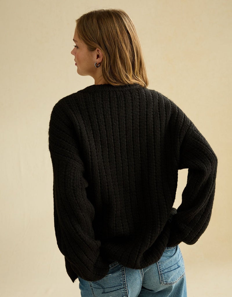 American Eagle AE Waffle Crew Pullover - Image 2