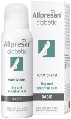 GlucoRx Allpresan Diabetic Foot Foam Cream Basic 300ml x1