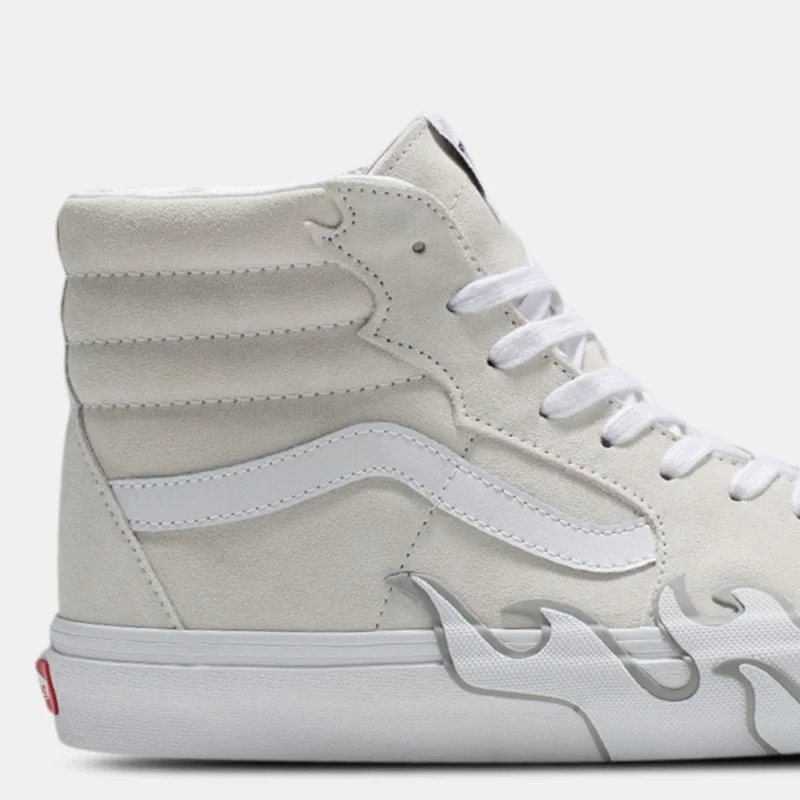 Vans Pale Grey / White Sk8-Hi Unisex Shoes  | Best Price UAE
