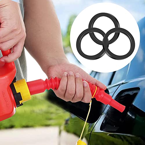 AITRIP 10 Pieces Replacement Gas Gaskets Gas Can Spout Gaskets Fuel Washer Seals Rubber Fuel Can Spout Seals Compatible with Most Gas Can Spout - Image 5