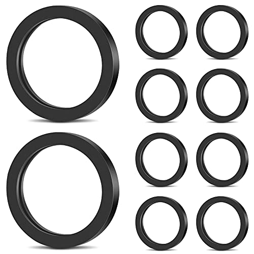 AITRIP 10 Pieces Replacement Gas Gaskets Gas Can Spout Gaskets Fuel Washer Seals Rubber Fuel Can Spout Seals Compatible with Most Gas Can Spout - Image 1
