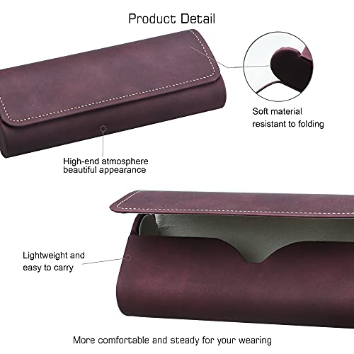 VisionGlobal Hard Shell Eyeglass Case for Eyeglasses and Sunglasses for Men/Women and Kids - Image 2