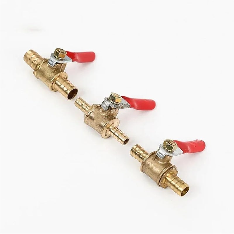 Double Directional Brass Pneumatic Globe Valve Fittings 10mm 12mm Hooked Hose Part - Image 2