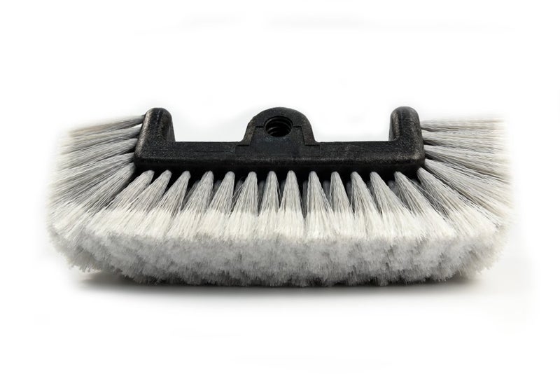 CARCAREZ 12" Car Wash Brush with Soft Bristle for Auto RV Truck Boat Camper Exterior Washing Cleaning, Grey - Image 1