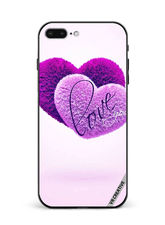 VR CREATIVE Protective Case Cover For Apple iPhone 7 Plus/8 Plus Love you Heart Design Multicolour - Image 1