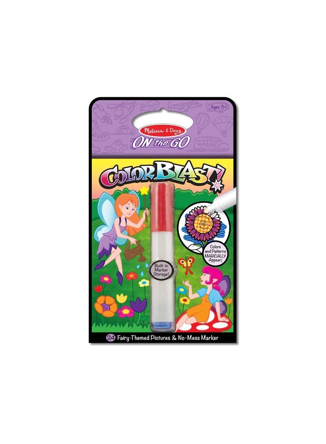 Melissa & Doug On the Go ColorBlast Fairies No-Mess Coloring Pad - Image 1