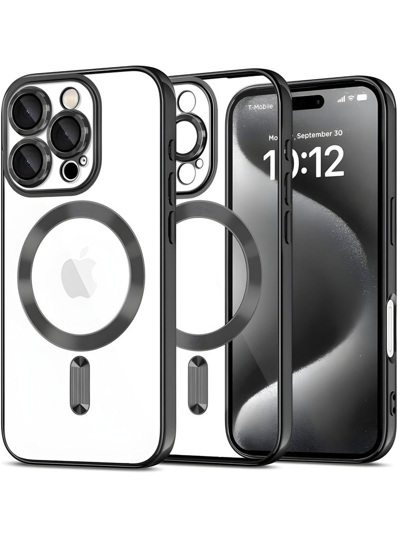 ELTRAZONE iPhone 16 Pro Case with MagSafe - Ultimate Shock Protection & Scratch Resistance (Shiny Black) - Image 1