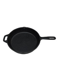 COOKBEAT cookbeat Classic PreSeasoned Cast Iron Induction Compatible SkilletFry Pan Diameter 10 inches 26 cms Black  - Image 1