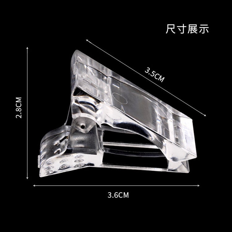 New Nail Art Crystal Clip Extension Nail Mold Fixing Potherapy Nail Auxiliary Crystal Glue Clip Nail Art Fixing Clip - Image 5