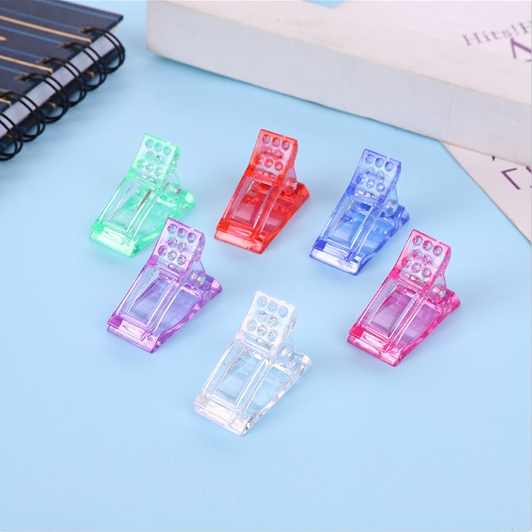 New Nail Art Crystal Clip Extension Nail Mold Fixing Potherapy Nail Auxiliary Crystal Glue Clip Nail Art Fixing Clip - Image 2