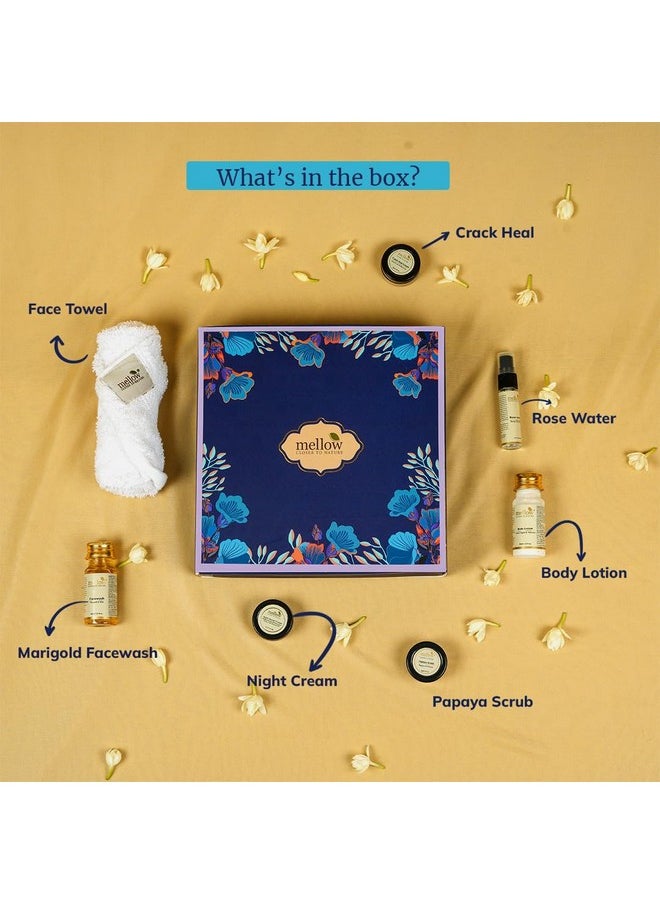 MELLOW Top 7-Piece Skin Care Gift Box | Gift Hampers | Suitable For All Occasions & All Skin Types | Giftset For Men & Women | Corporate Gift Set | Paraben & Silicon Free  - Image 3