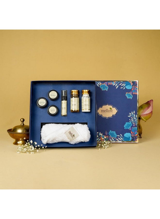 MELLOW Top 7-Piece Skin Care Gift Box | Gift Hampers | Suitable For All Occasions & All Skin Types | Giftset For Men & Women | Corporate Gift Set | Paraben & Silicon Free  - Image 2