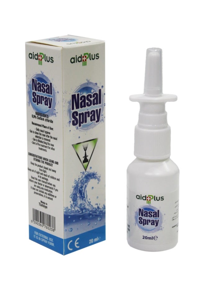 AID PLUS Nasal Spray 20Ml - Fast Relief For Nasal Congestion And Blockages - Sku: 60474 
