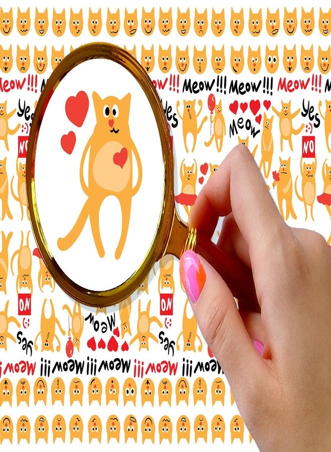 Flonz Nail Stickers Decals (5 Sheets) FLONZNAIL Cute Funny Orange Cat Faces and Poses Nail Decor Transfer Vintage Styled Stickers - Image 3