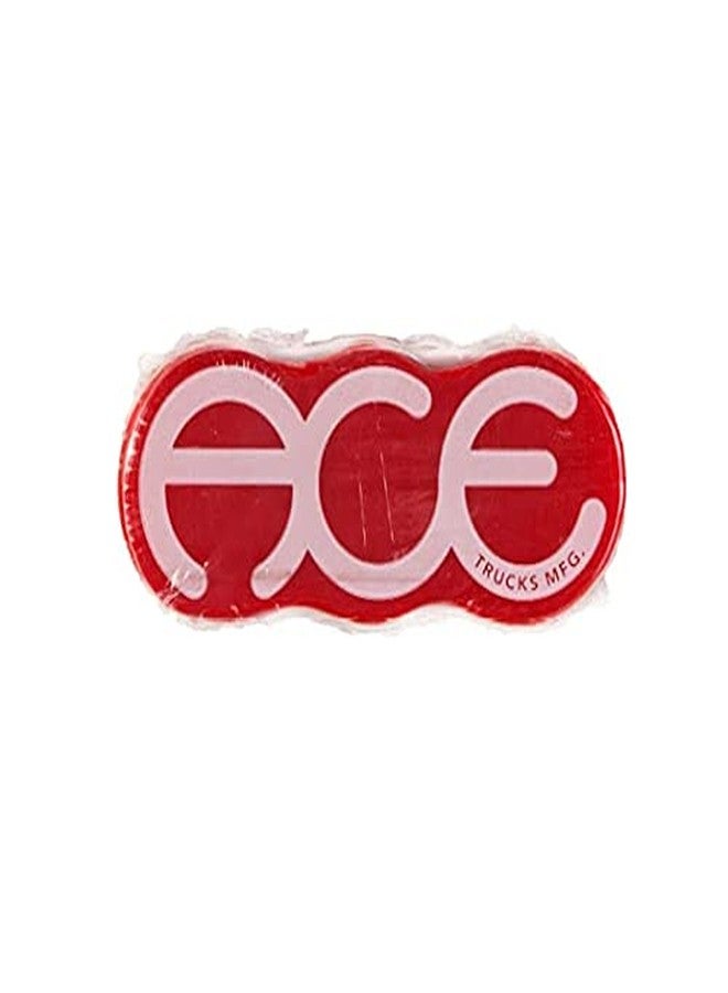 Ace Trucks MFG Skateboard Wax - Rings Red 3" x 1.5" - Image 2