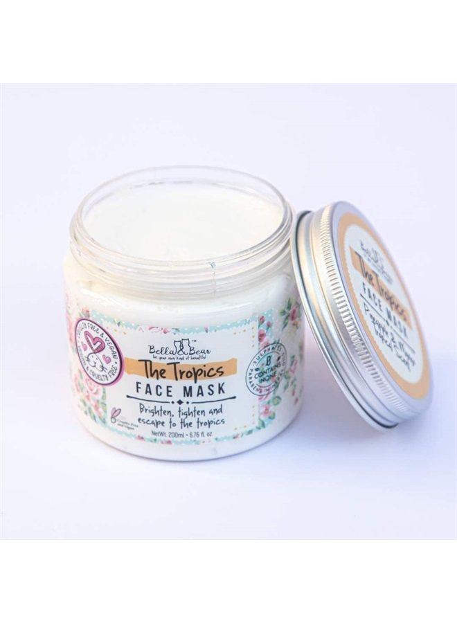 Bella and Bear Tropics Face Mask - Brighten - Tighten - Tone - Pore Minimizer - Cruelty Free - Vegan - Image 5