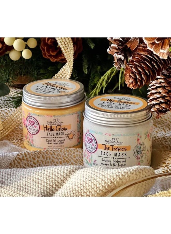 Bella and Bear Tropics Face Mask - Brighten - Tighten - Tone - Pore Minimizer - Cruelty Free - Vegan - Image 2