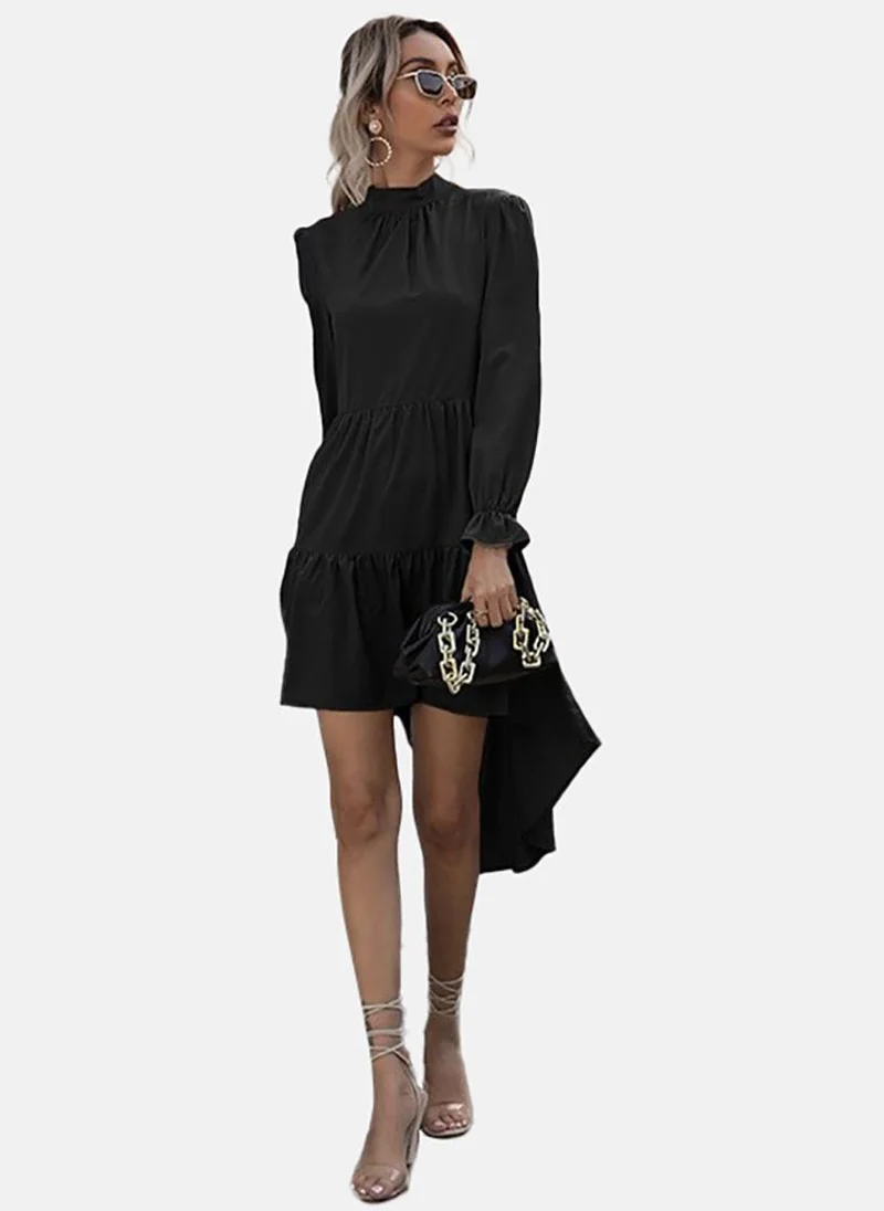 YUNIQEE Tiered High-Low Dress