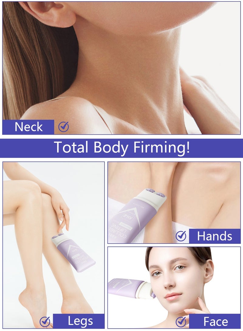 ك أو إي سي كريم AH-8 لشد الرقبة للعناية بالبشرة المجعدة والجسم، كريم جديد لشد الرقبة مع أسطوانة، مرطب، لوشن شد البشرة، إصلاح العناية بالجسم التجميلي، 120 جرام - Image 4