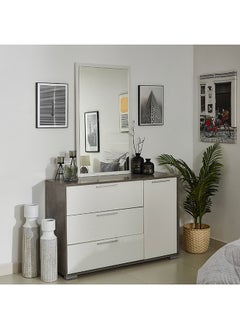 Home Box Patara Mirror Without Dresser Grey/Clear 1.6 x 105 x 70 cm  - Image 3
