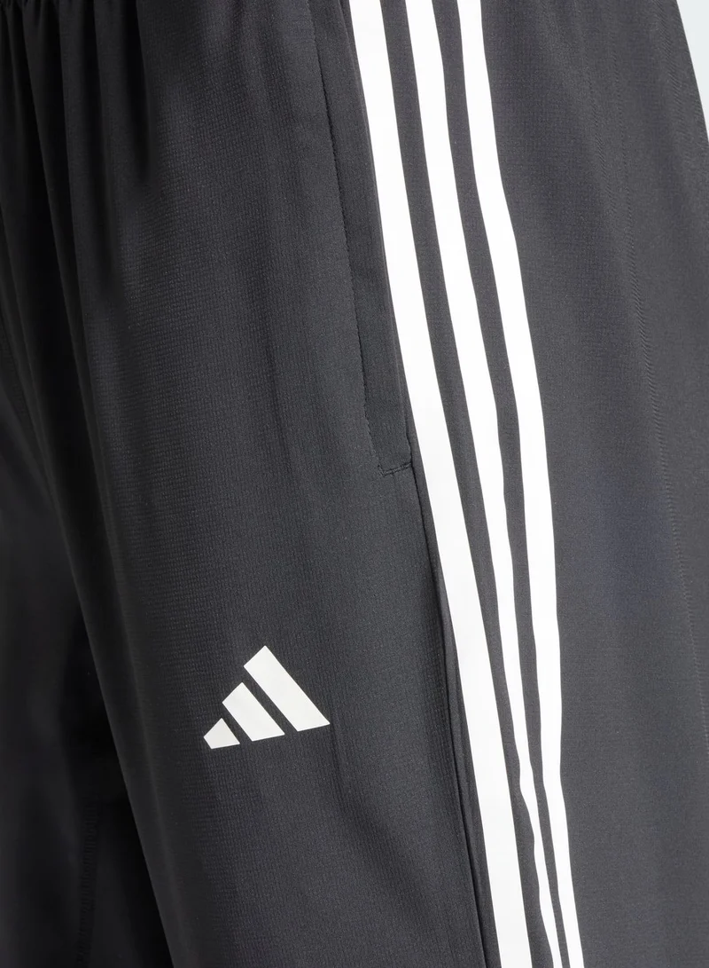 adidas بنطال رياضي أون ذا ران مزين بثلاثة خطوط