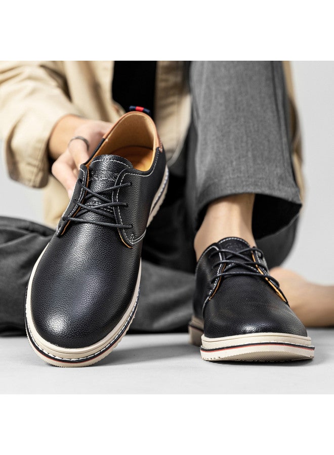 CARTELO Textured Leather Upper】simple Driving Shoes, Business Casual Leather Shoes, Everyday Men's Casual Leather Shoes - Image 5