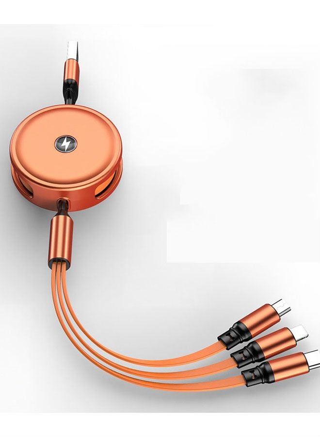 Y&D Fast Charging Braided 3 In 2 USB Cable