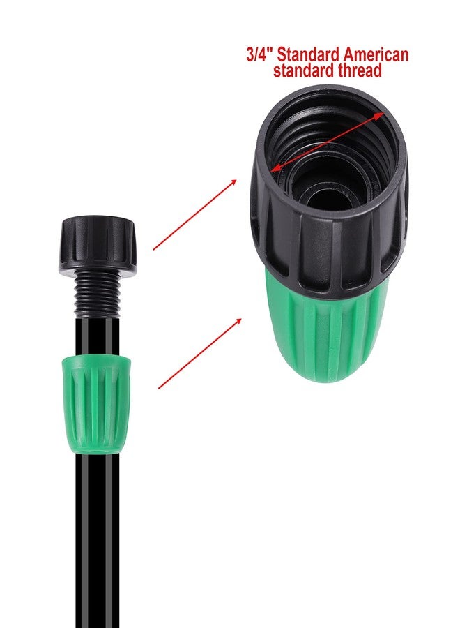 FULAIERGD 1/2” PVC Garden Irrigation Tubing Hose 52FT(16M),（OD:16mm,ID:12mm） with Lock Connector for Drip Irrigation System - Image 5