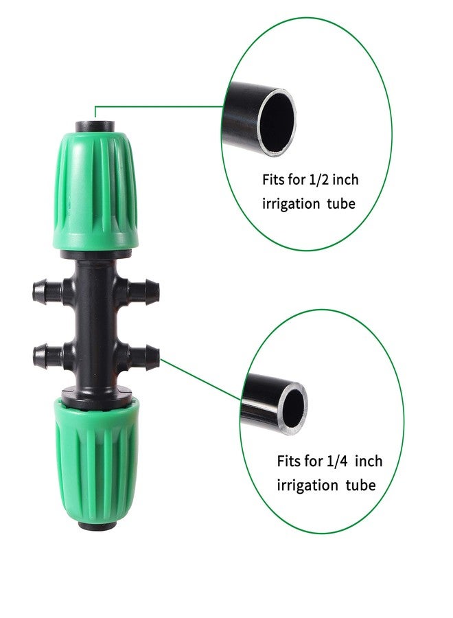 FULAIERGD 1/2” PVC Garden Irrigation Tubing Hose 52FT(16M),（OD:16mm,ID:12mm） with Lock Connector for Drip Irrigation System - Image 4