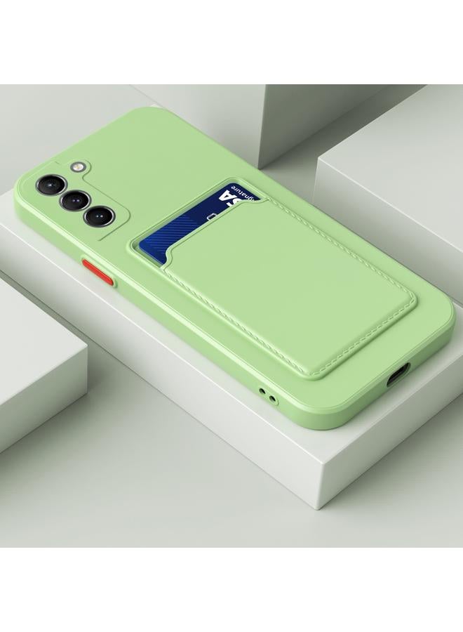 S-TOP Case For Samsung Galaxy S22 5G Skin Feel Card Contrast Color Button TPU Phone Case - Image 1