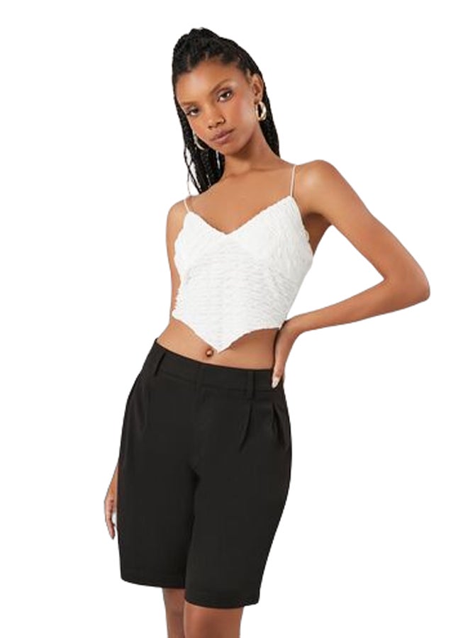 FOREVER 21 Twill Bermuda High-Rise Shorts  - Image 1