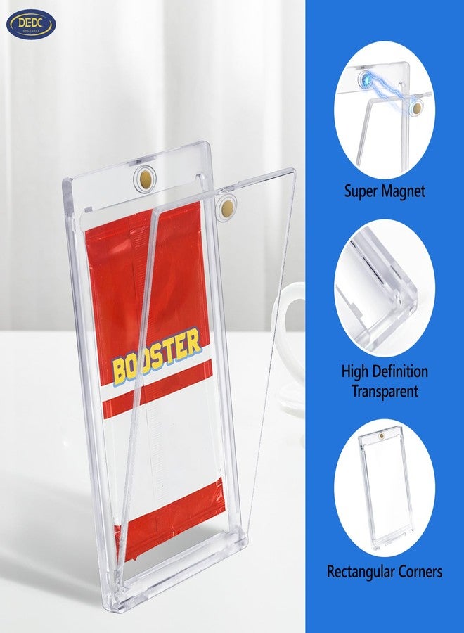DEDC Booster Pack Protector Magnetic Card Holder, 5pcs Card Display & 5pcs Card Stand Magnetic Display Holder Booster Pack Case Fit Booster Pack UV Protection - Image 2