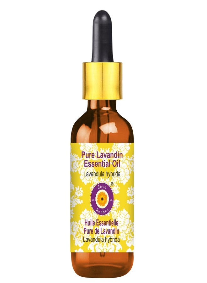 Deve Herbes Lavandin Essential Oil (Lavandula hybrida) with Glass Dropper Pure | Non-Sticky | Non-greasy | Lightweight | Men & Women | All Skin Types | Steam Distilled 10ml - Image 1