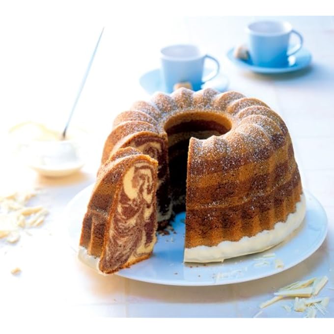 Kaiser Original Kaiser Classic Bundt Cake Tin 24 cm Bundt Cake Tin Round NonStick Coating Even Browning - Image 2