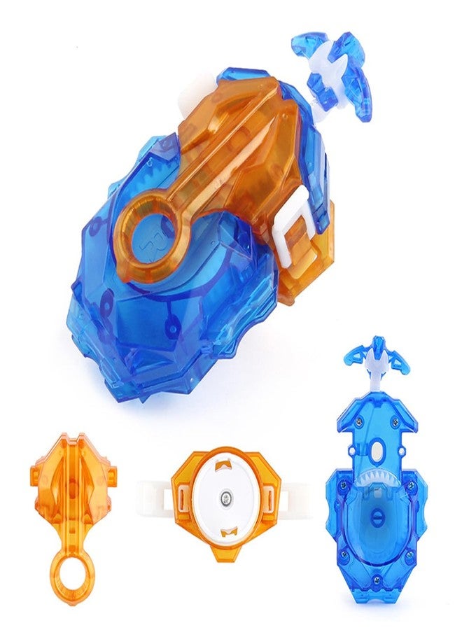 Esste Launcher and Grip, Battling Tops Burst B-184 Custom Bey Launcher LR Left Right Spin DB Layer System (Blue Set) - Image 4
