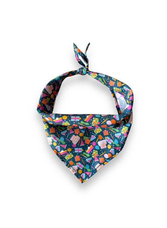 W Brings Gorgeous Birthday Celebration Dog Bandana | This Stunning Gorgeous Design Dog Bandana Scarf Is Perfect Styling Accessory For Dogs One Size Fits All. - Image 2