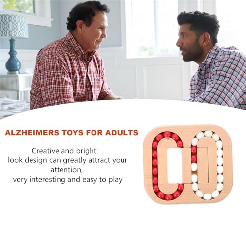 TNBUENO Dementia Games Wooden Tile Brain Maze Game for Seniors Older Adults Easy Puzzle Toys for Alzheimers Planar Toys Brain Logic Activities Products for Elderly Gifts for Adults with Dementia - Image 5