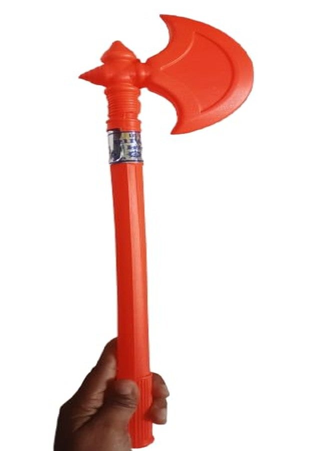 ZOKCY Khulhadi Axe Toy for Kids (Pack of 2 Pcs) - Plastic Axe Toy for Dussehra & Diwali Celebration - Role Play Toy for Boys & Girls - Age 3+ - Image 2
