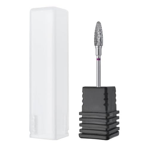 STALEKS PRO Expert Carbide Nail Drill Bit Corn Purple 5mm Head 13mm WP Coarse Hardness for Artificial Nail Correction Gel Polish Removal in Hardware ManicurePedicure - Image 3