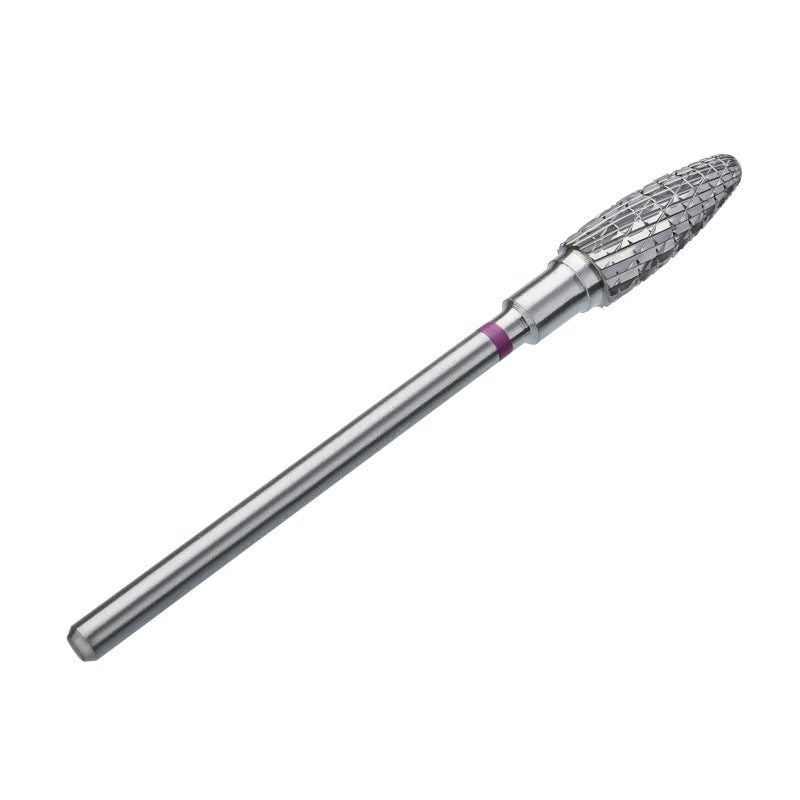 STALEKS PRO Expert Carbide Nail Drill Bit Corn Purple 5mm Head 13mm WP Coarse Hardness for Artificial Nail Correction Gel Polish Removal in Hardware ManicurePedicure - Image 2