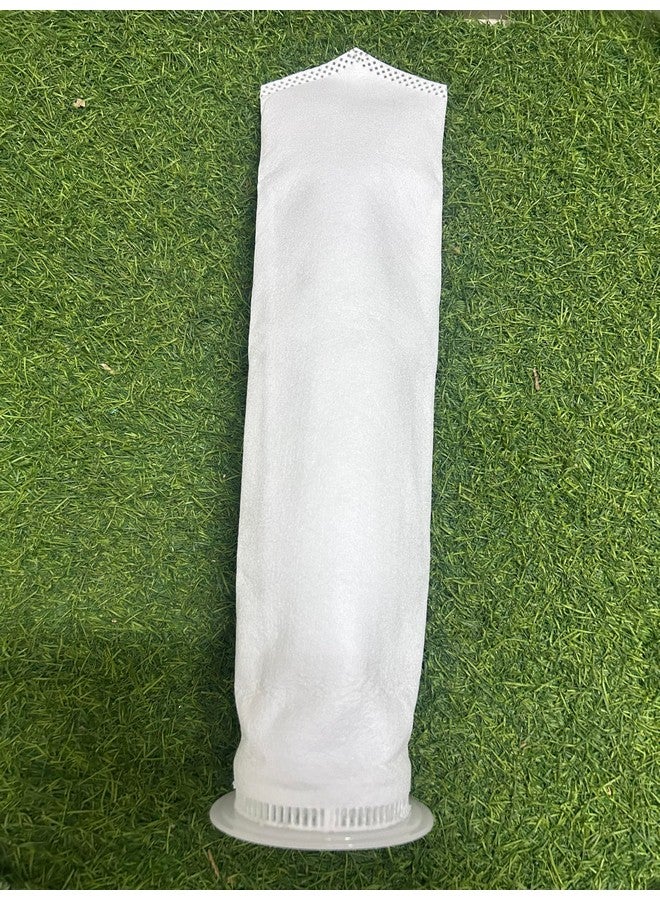 فلانر حقيبة فلتر مياه أكوا 4 بوصات قطر و20 بوصة طول 5 ميكرون - حوض فلتر حوض سمك شبكي من اللباد حقيبة شبكية من ميكرون (عبوة من قطعتين) - Image 2