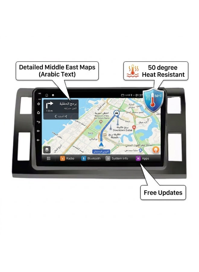 نظام الملاحة للسيارة الاندرويد 10 بوصة لتويوتا بريفيا 3 XR50 Estima 2006-2019 Carplay - Image 4